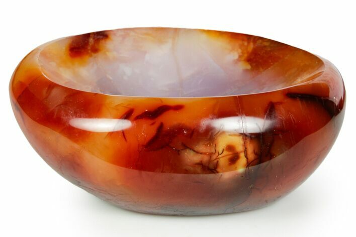 Beautiful Carnelian Agate Dish - Madagascar #361403